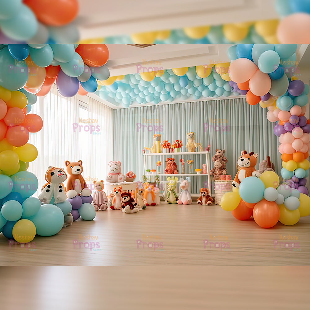 Balloon Theme Backdrop (2110)