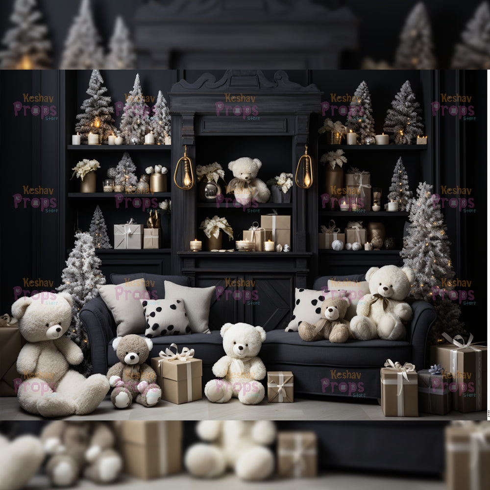 Teddy Bear Theme Backdrop (2149)