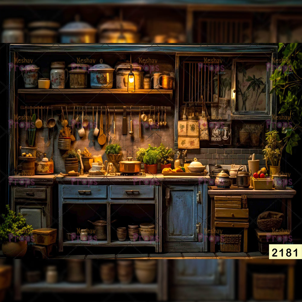 Kitchen - Chef Theme Backdrop (2181)