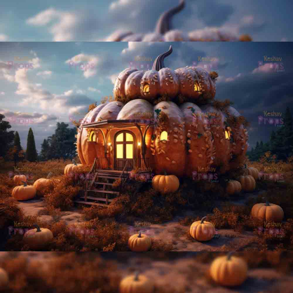 Pumpkin Theme Backdrop (2190)