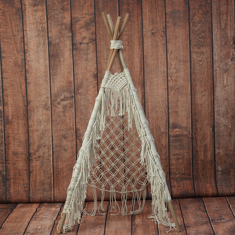 Macrame Teepee Tent | Tent | Off White