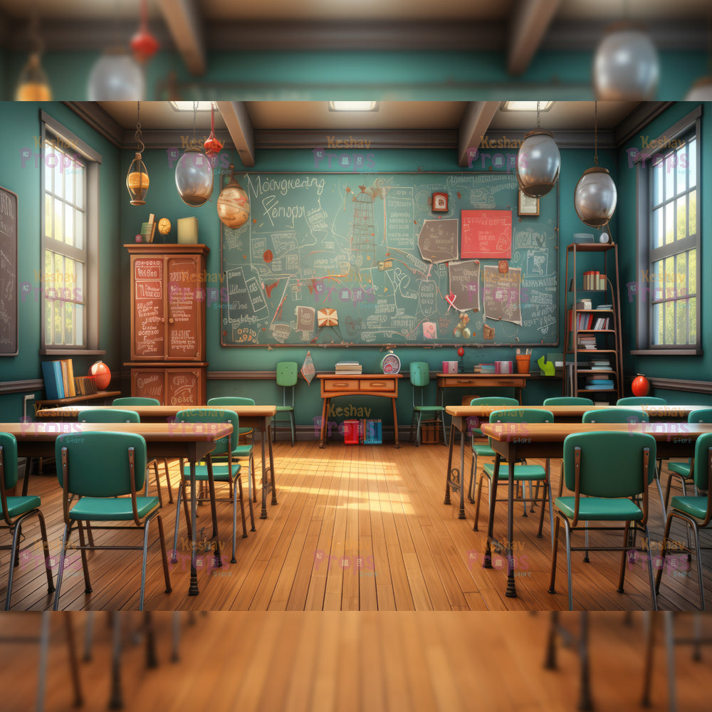 Class Room Theme Backdrop (2274)