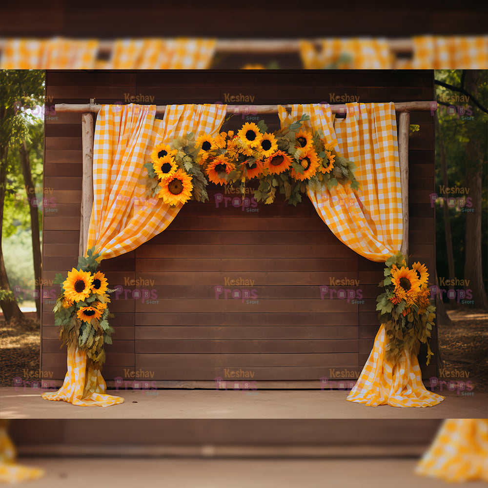 Flower Theme Backdrop (2286)