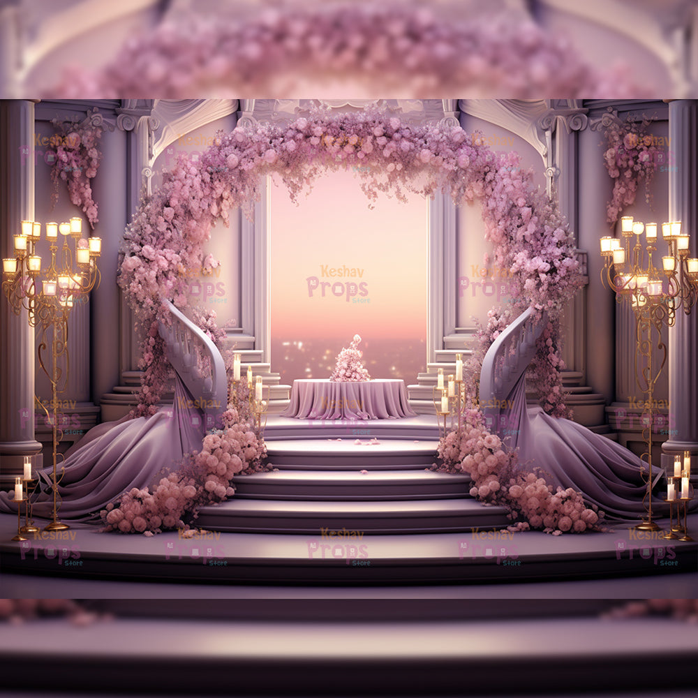 Flower Theme Backdrop (2290)