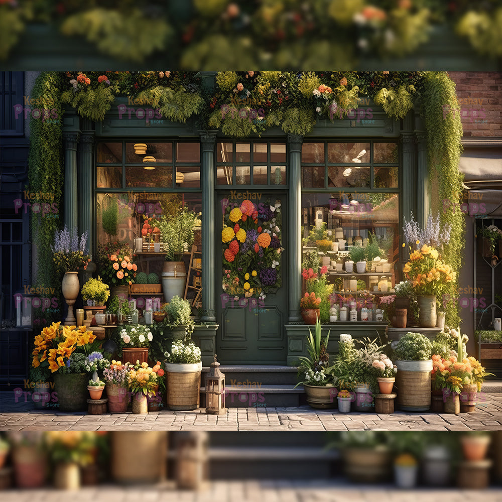 Flower Theme Backdrop (2298)