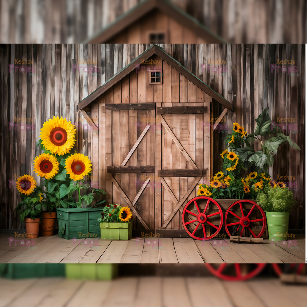 Flower Theme Backdrop (2355)