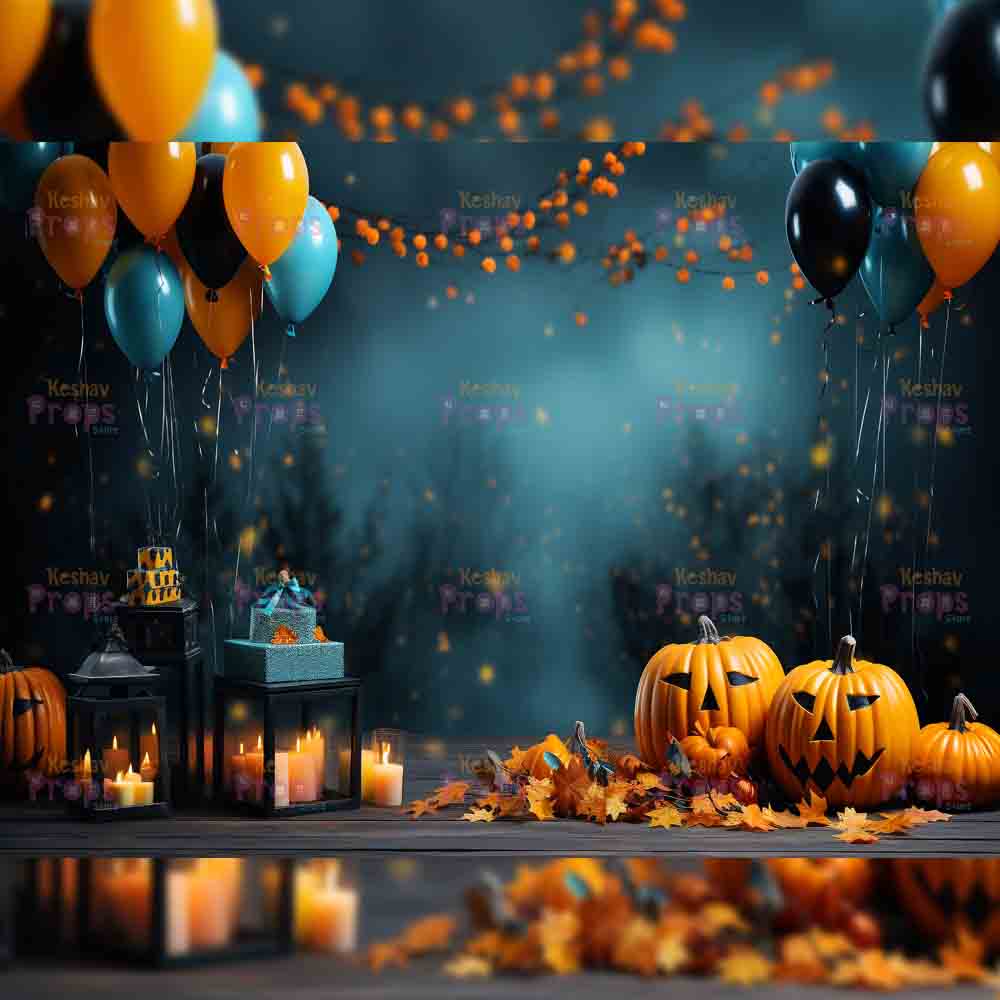 Pumpkin Theme Backdrop (2357)