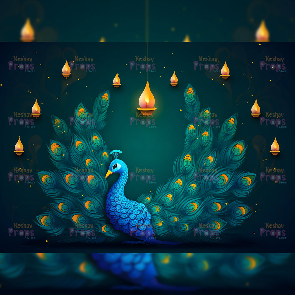 Peacock Theme Backdrop (2361)