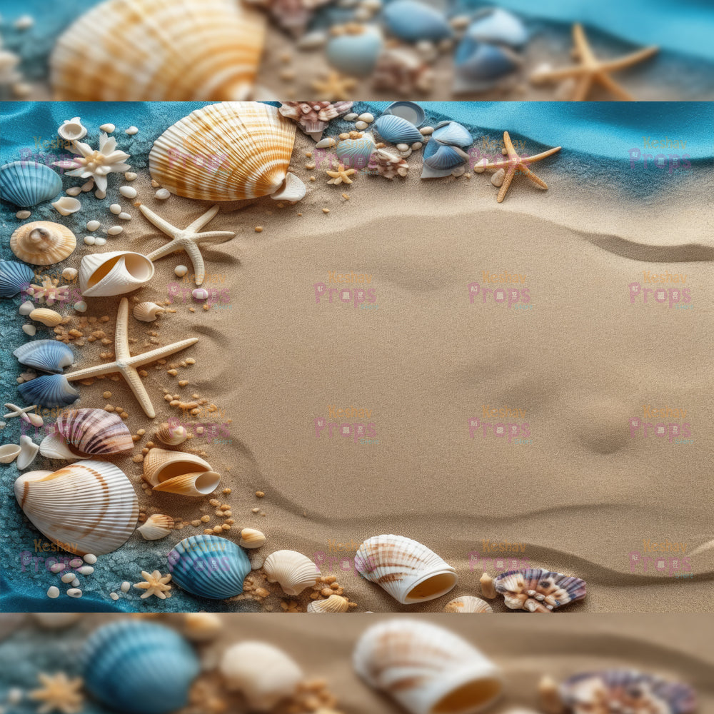 Beach Theme Backdrop (2367)