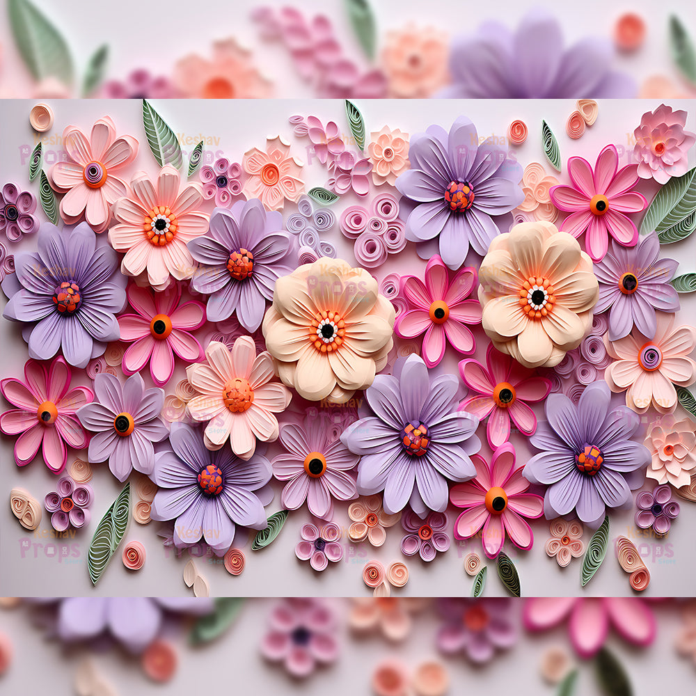 Flower Theme Backdrop (2368)
