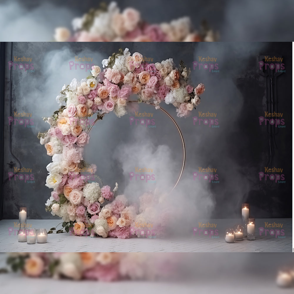 Flower Theme Backdrop (2383)