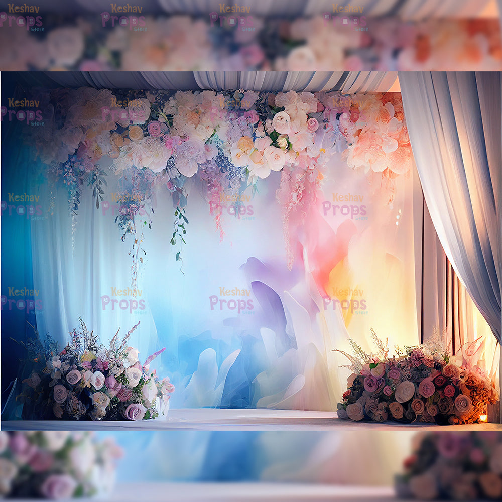 Flower Theme Backdrop (2391)