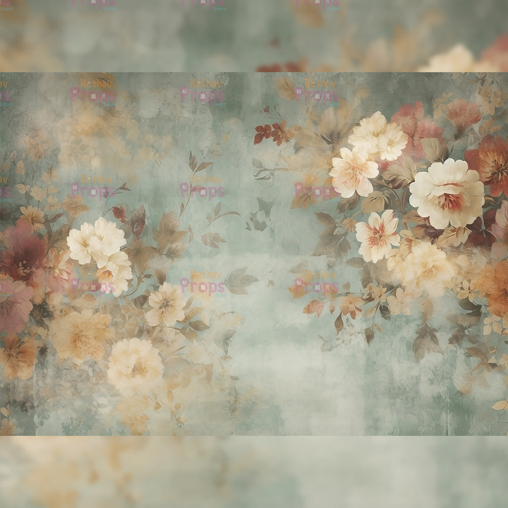 Flower Theme Backdrop (2398)