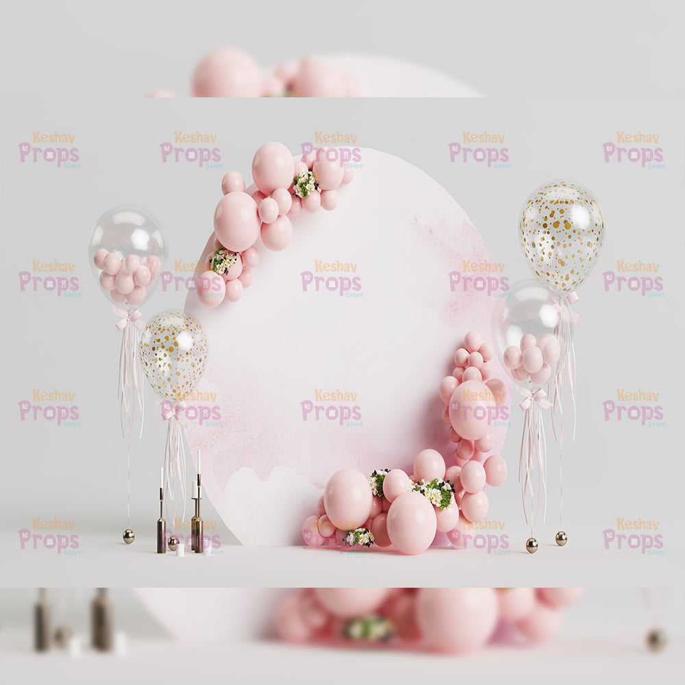 Balloon Theme Backdrop (2424)