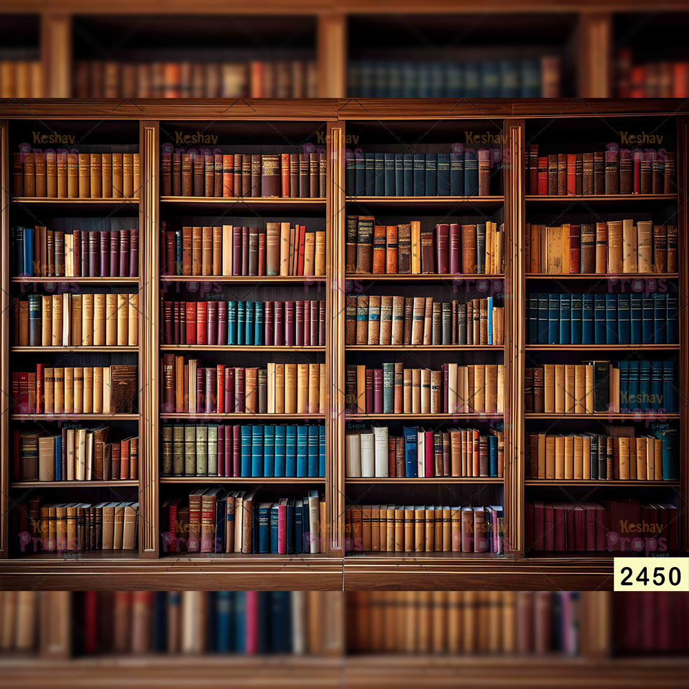 Library Theme Backdrop (2450)