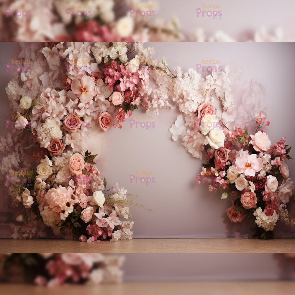 Flower Theme Backdrop (2455)