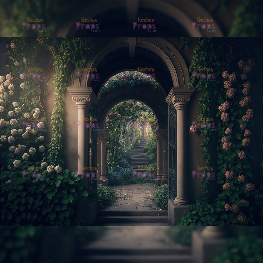 Flower Theme Backdrop (2475)