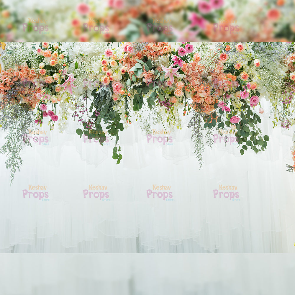 Flower Theme Backdrop (2481)