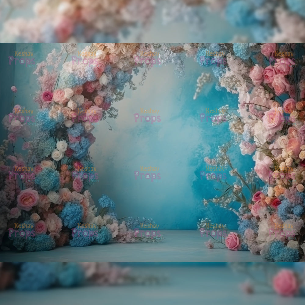 Flower Theme Backdrop (2484)