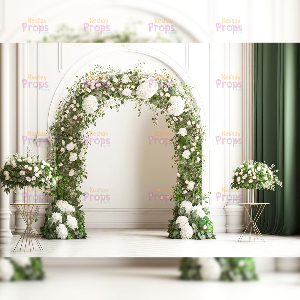 Flower Theme Backdrop (2494)