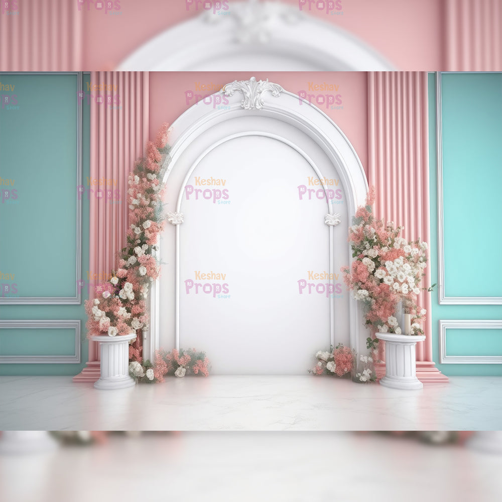 Flower Theme Backdrop (2500)