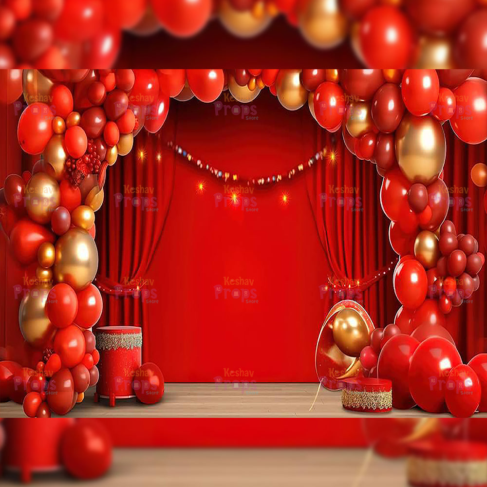 Balloon Theme Backdrop (2797)