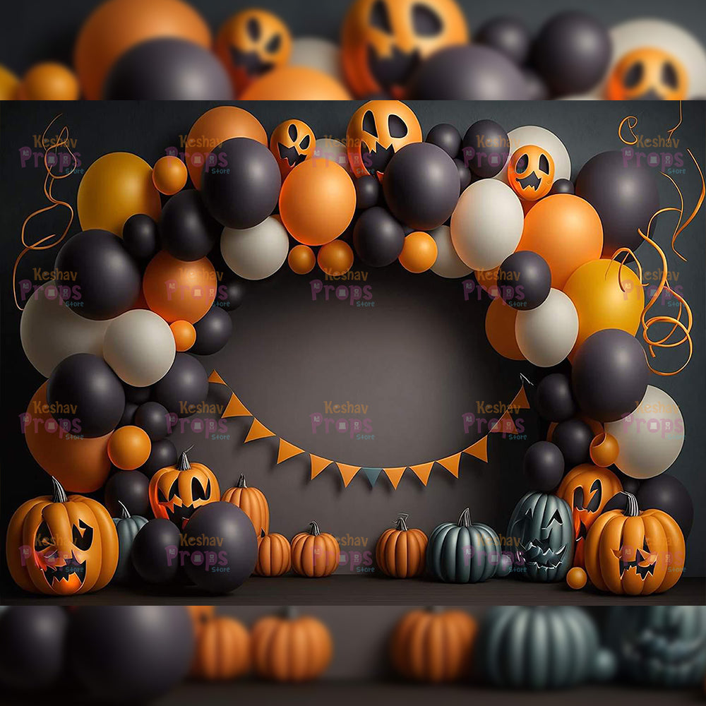 Balloon Theme Backdrop (2870)
