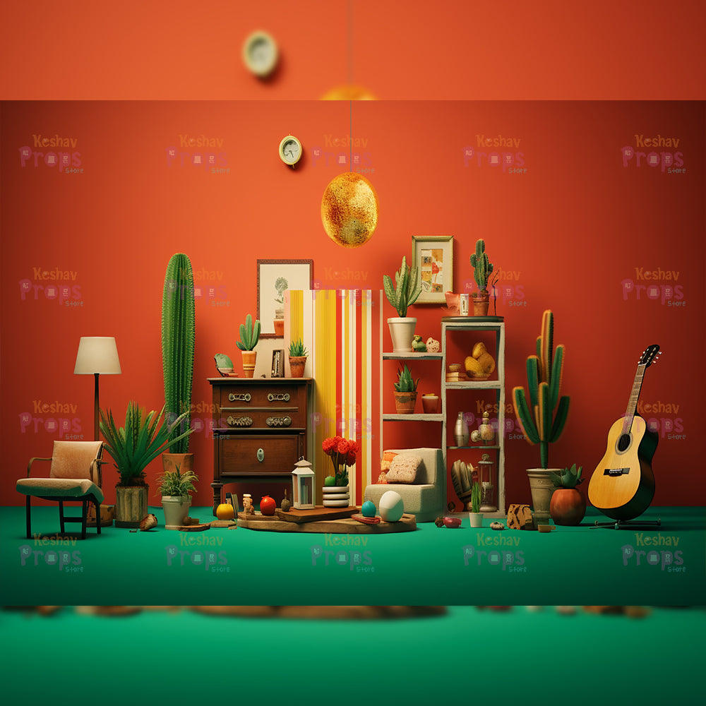 Music Theme Backdrop (3090)