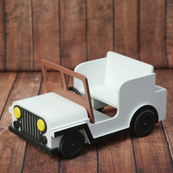 Jungle Jeep Props - White