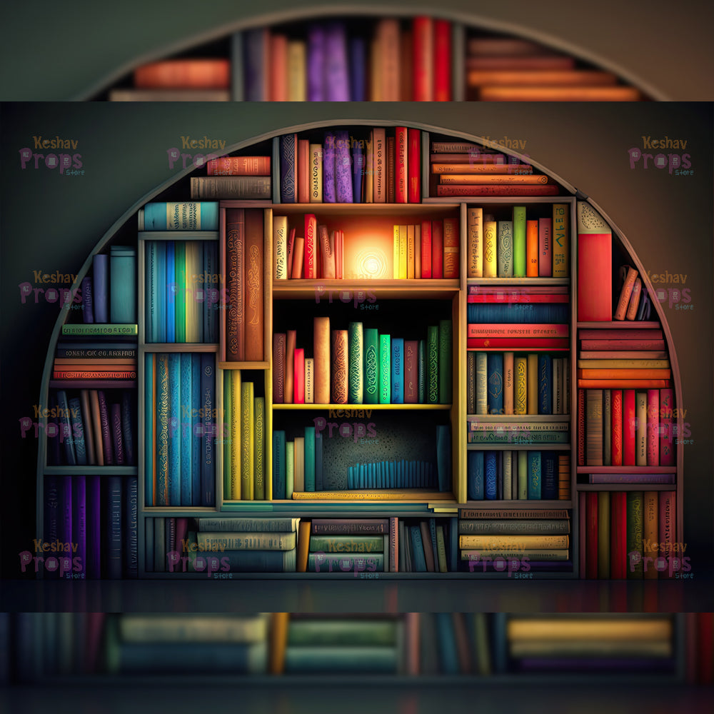 Library Theme Backdrop (3103)