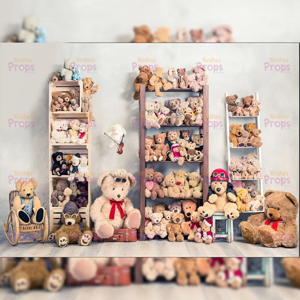 Teddy Bear Theme Backdrop (3255)