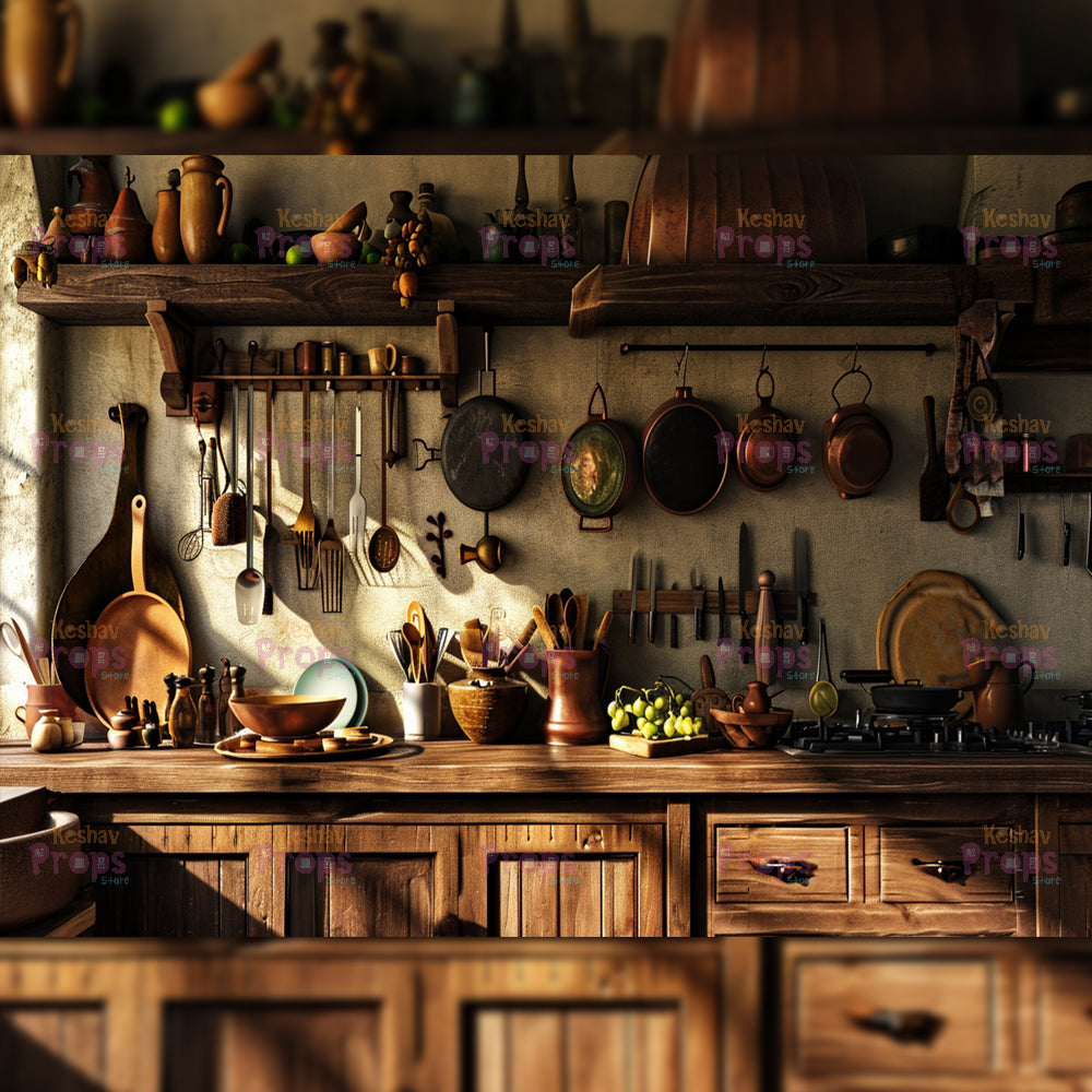 Kitchen - Chef Theme Backdrop (3284)