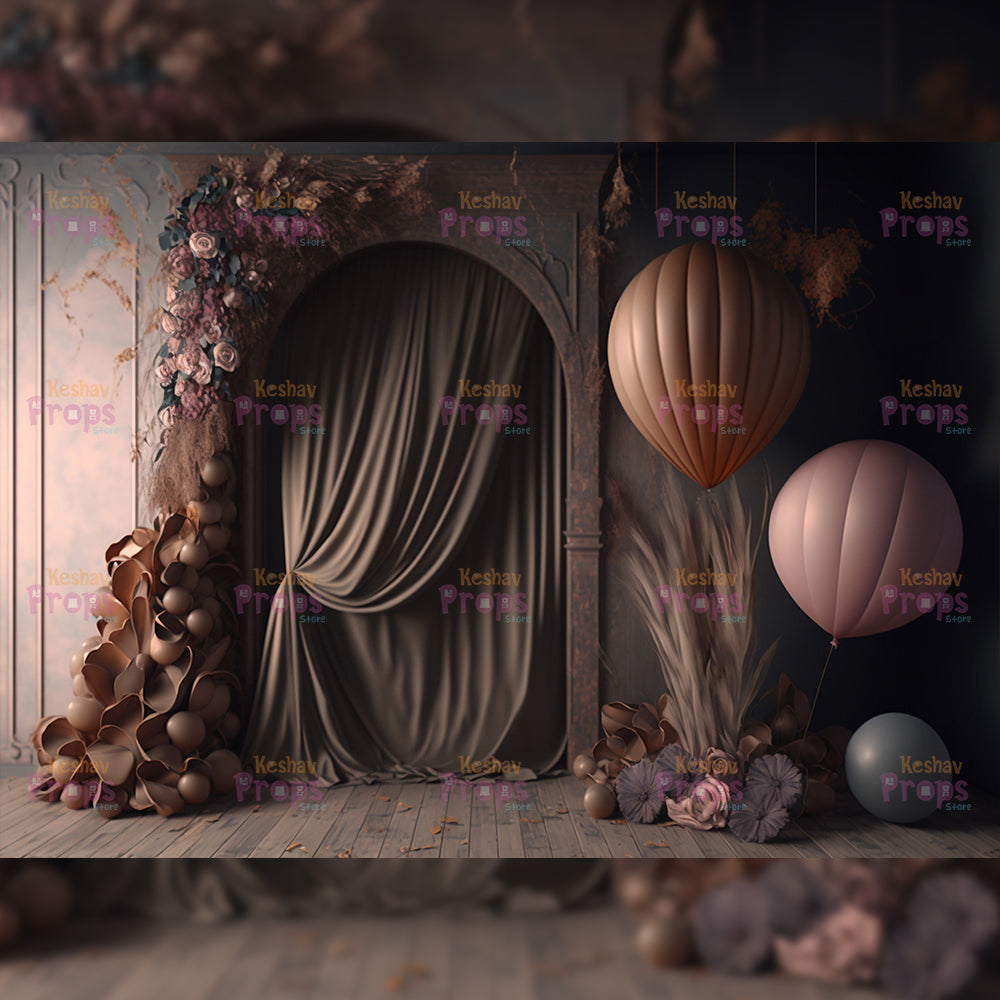 Boho Theme Backdrop (3296)
