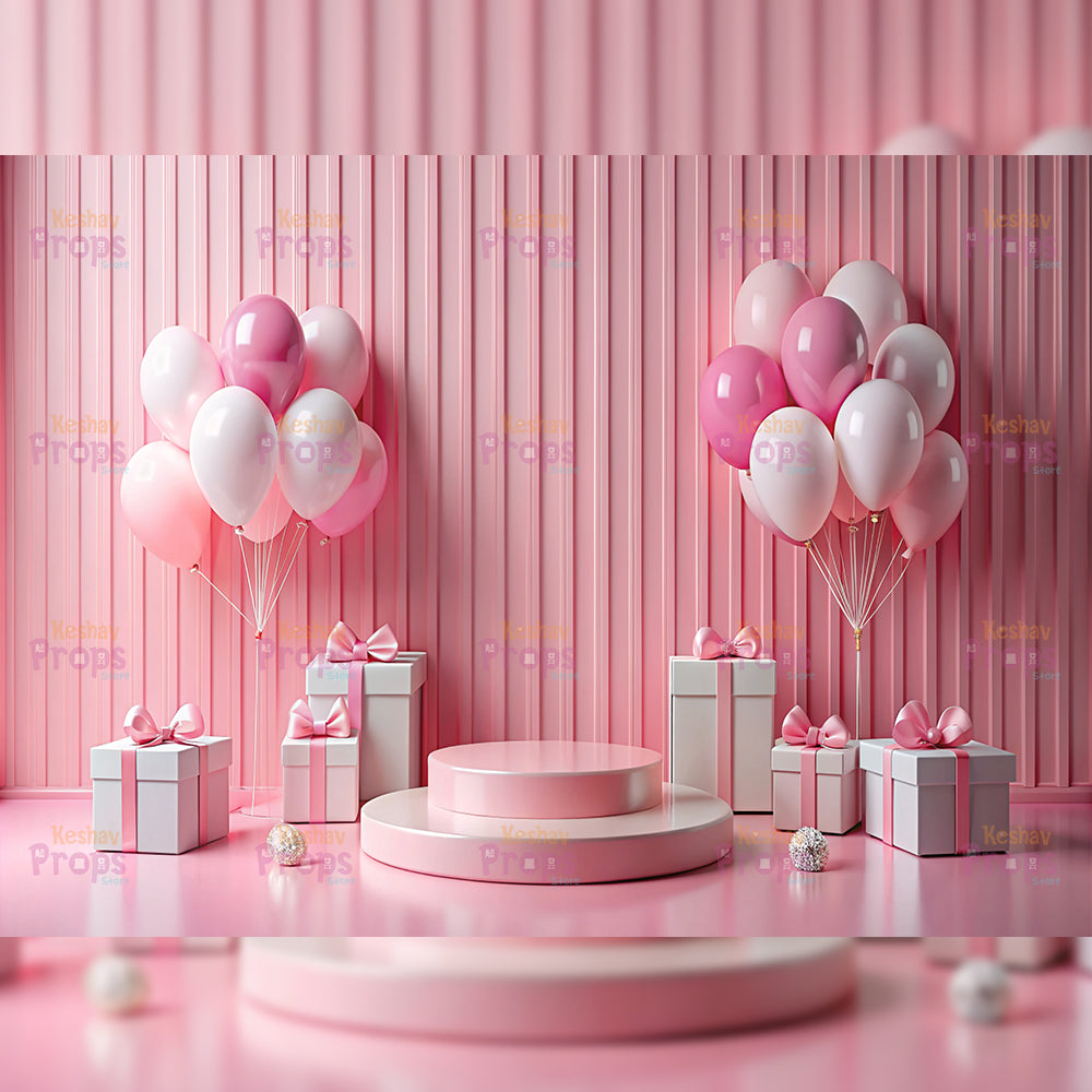 Balloon Theme Backdrop (3347)