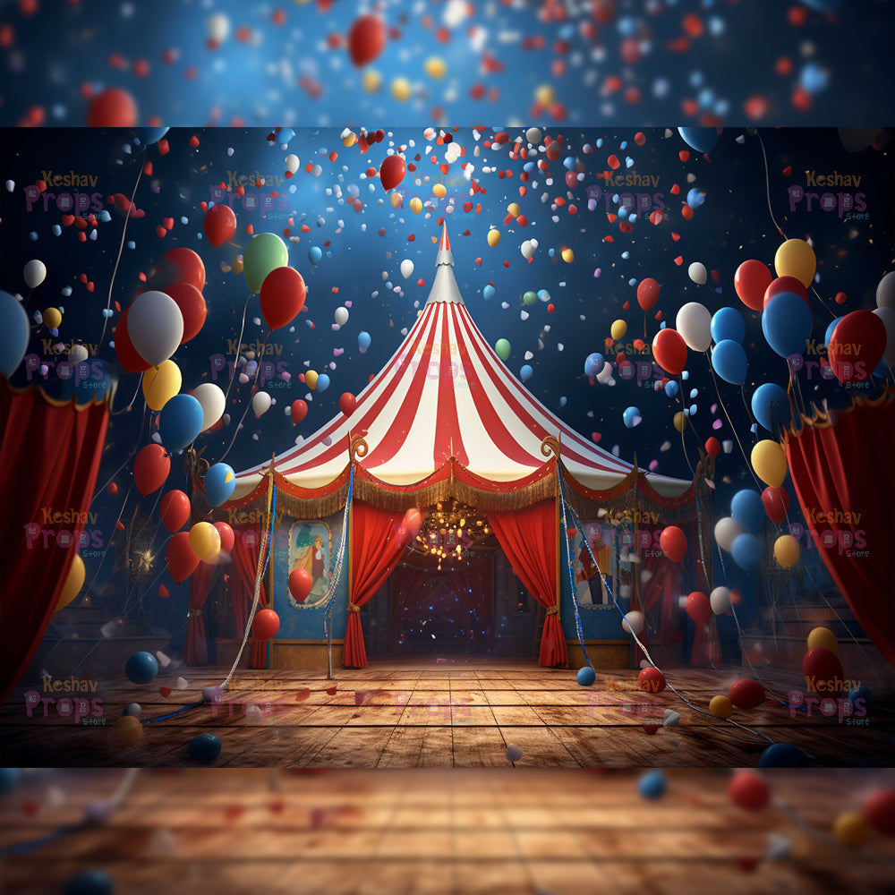Circus Theme Backdrop (3352)