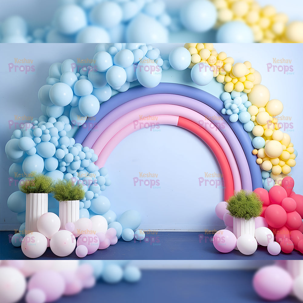 Balloon Theme Backdrop (3355)