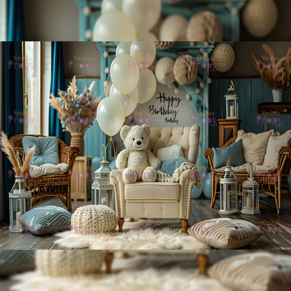 Teddy Bear Theme Backdrop (3361)