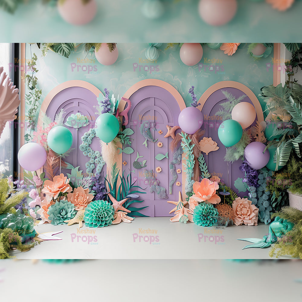 Balloon Theme Backdrop (3381)