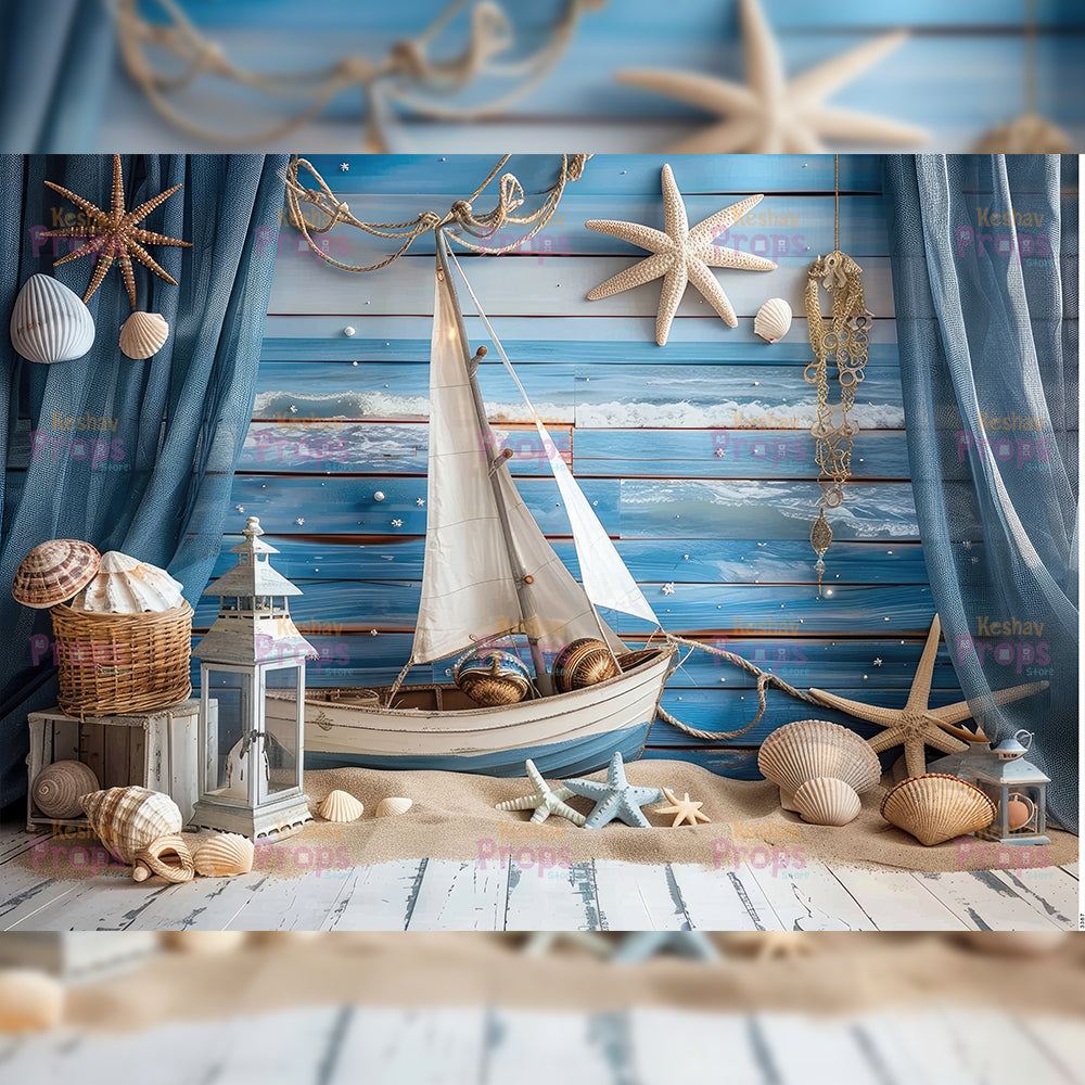 Sailor Theme Backdrop (3387)