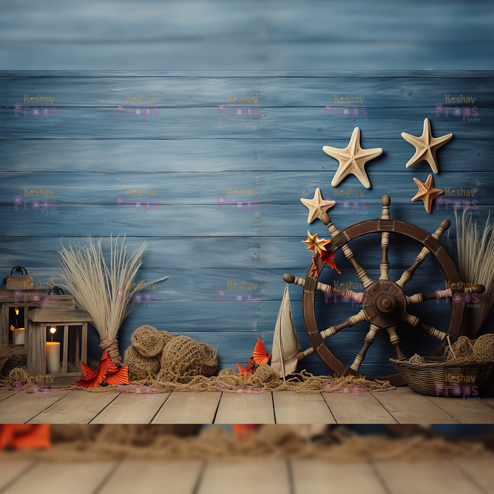 Sailor Theme Backdrop (3389)