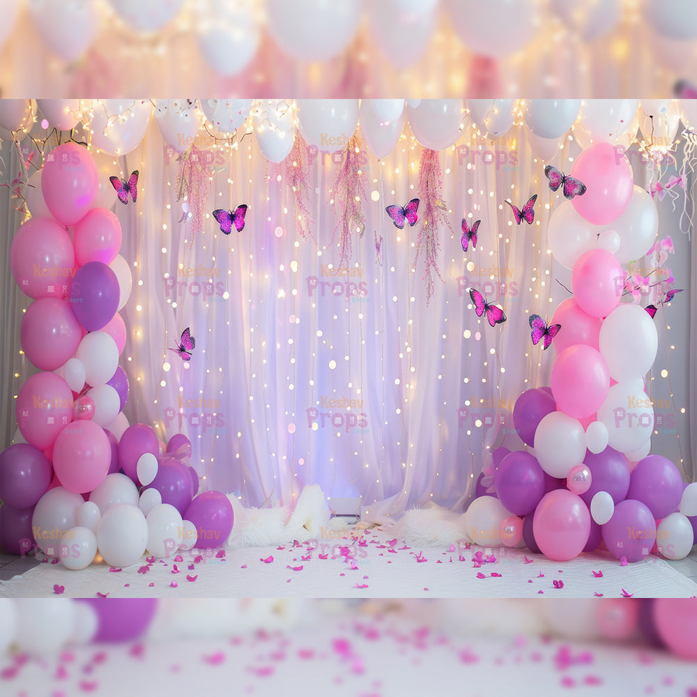 Balloon Theme Backdrop (3423)