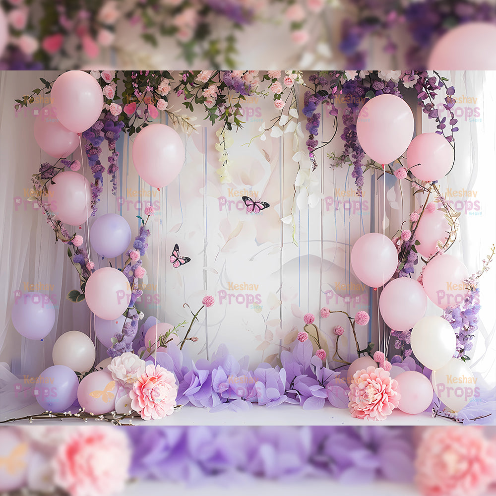 Balloon Theme Backdrop (3425)