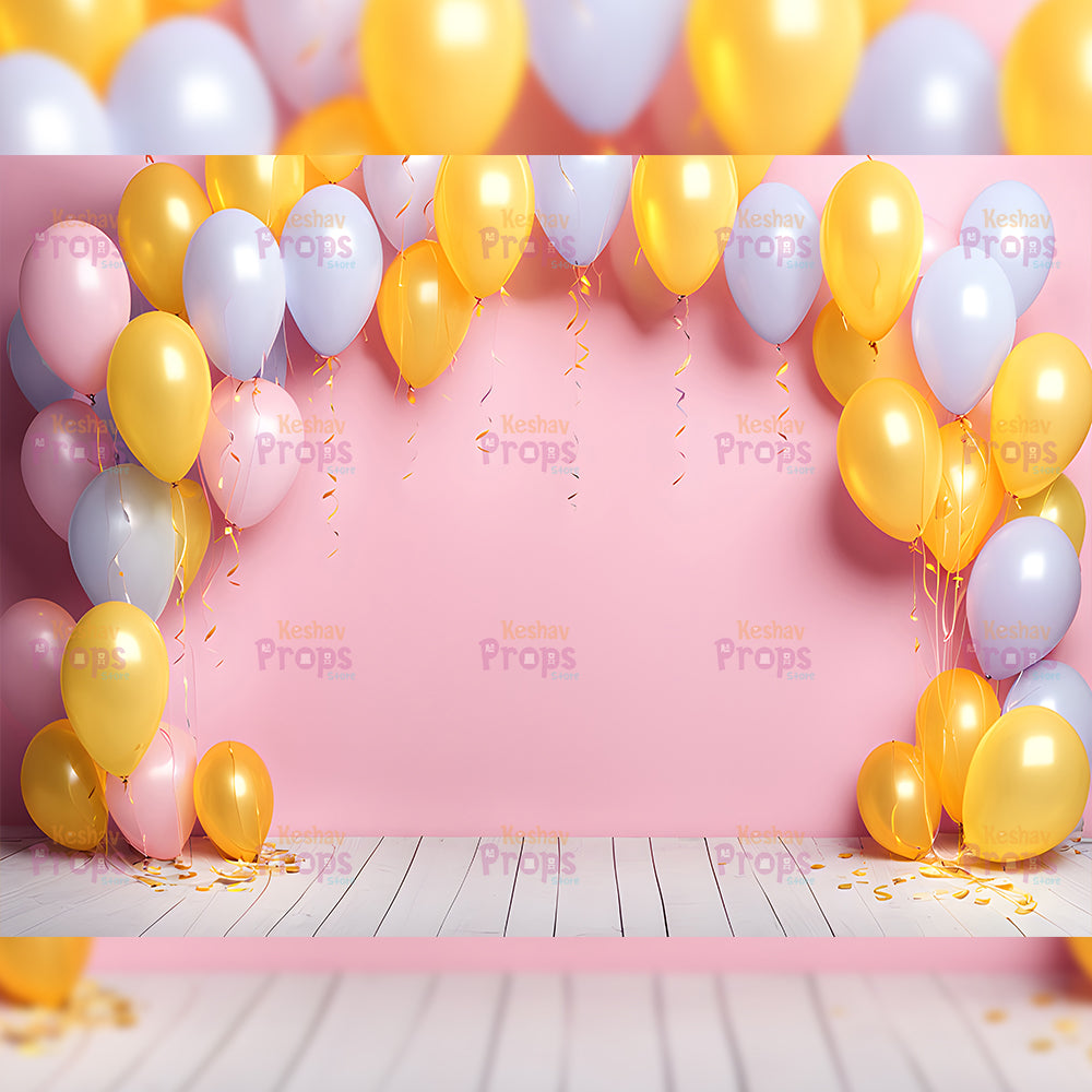 Balloon Theme Backdrop (3429)