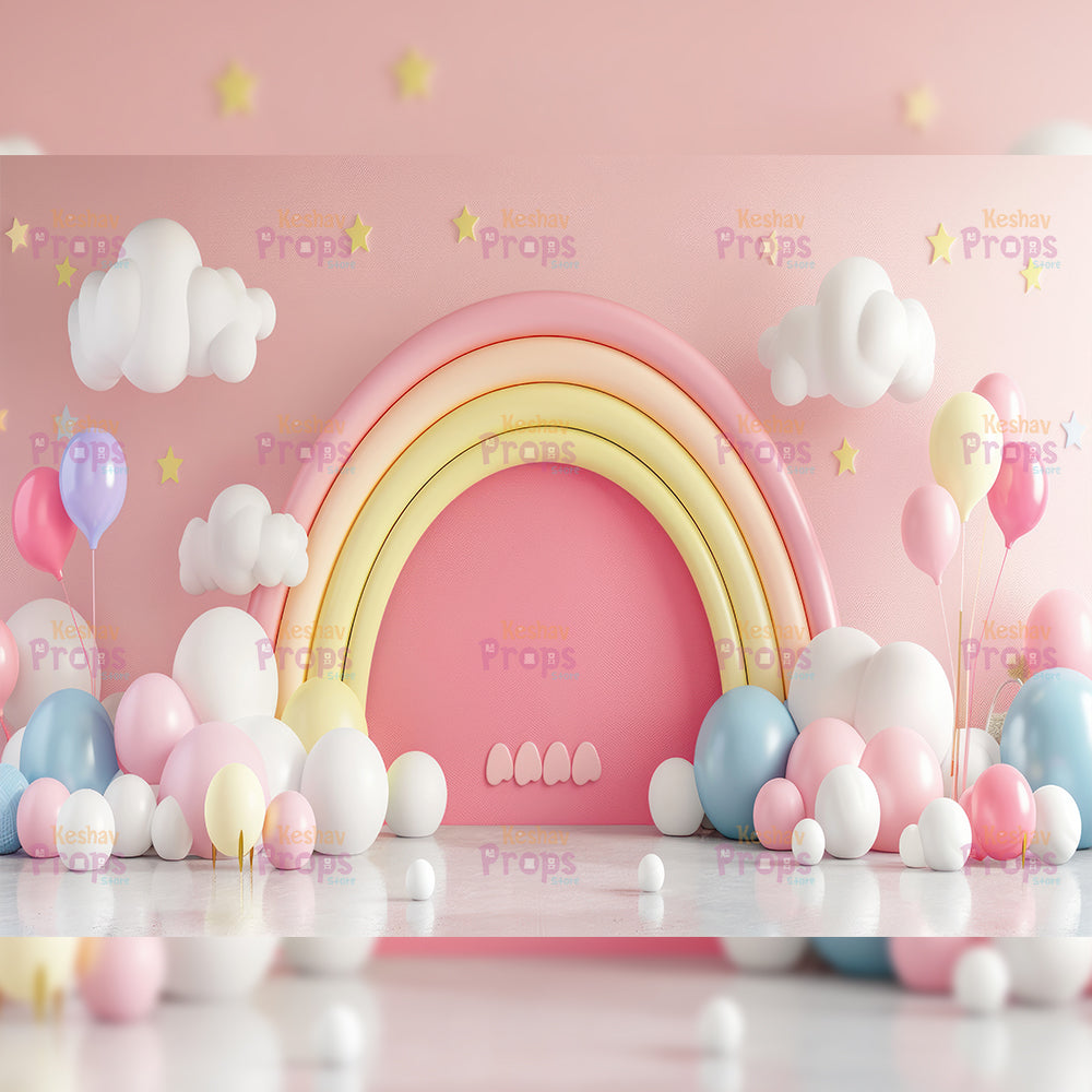 Balloon Theme Backdrop (3473)