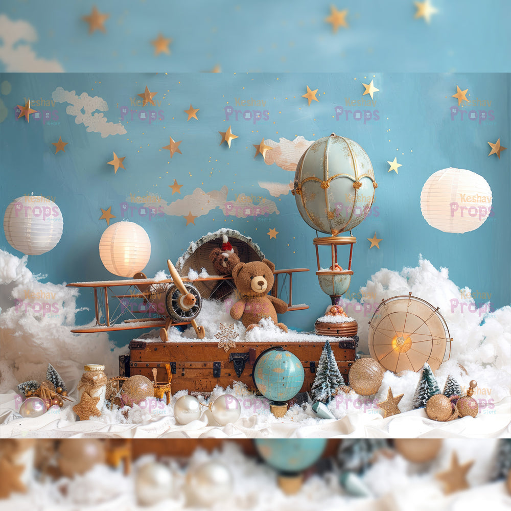 Teddy Bear Theme Backdrop (3477)