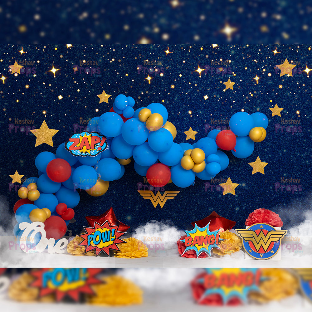 Balloon Theme Backdrop (3514)