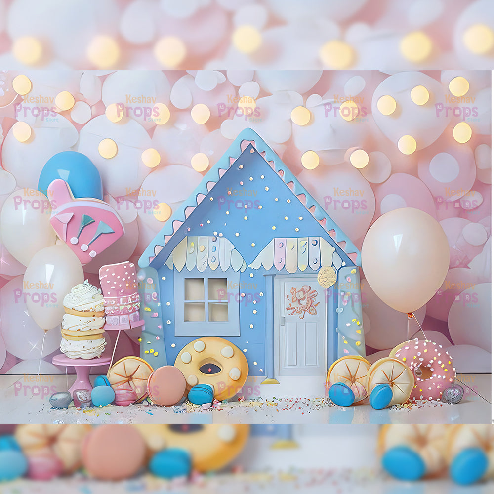 Balloon Theme Backdrop (3551)