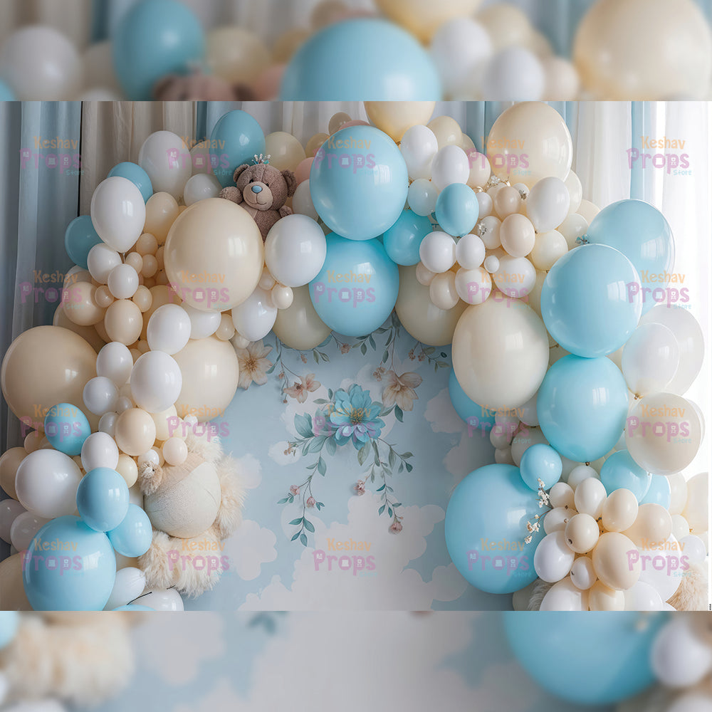 Balloon Theme Backdrop (3558)