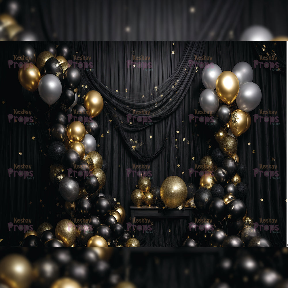 Balloon Theme Backdrop (3565)