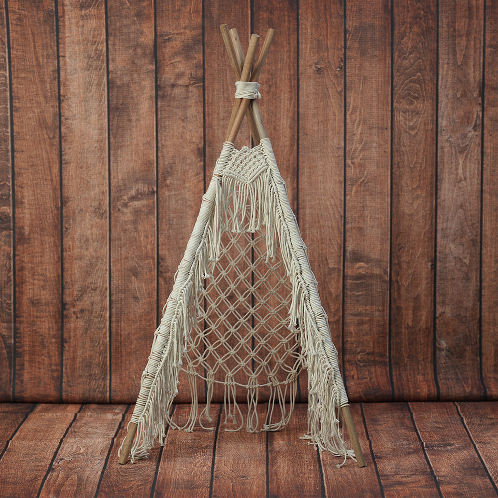 Macrame Teepee Tent | Tent | Off White